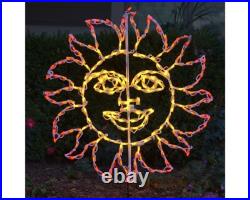 Summer Outdoor Sun LED Lighted Decoration Wireframe 39 Garden Display Tropical