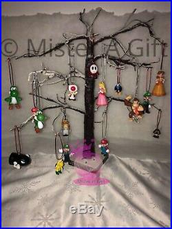 Super Mario and Luigi Set Of 16 childrens character christmas tree decorations
