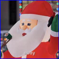 Sushi Santa Claus and Chef Penguins Holiday Inflatable Blowup 5 ft NIB