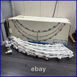 Swag Style 150 Lights 3-Tier American Patriotic Flag Red White Blue 4 Boxes Used