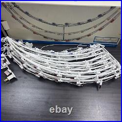 Swag Style 150 Lights 3-Tier American Patriotic Flag Red White Blue 4 Boxes Used