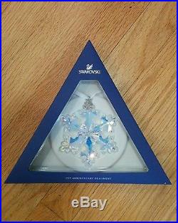 Swarovski 25th Anniversary Ornament, An. Ld SNOWFLAKE Crystal authentic 5258537