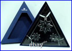 Swarovski Christmas Set, Large & 2 Little Star Ornament Authentic NEW 5004492
