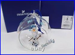 Swarovski Frozen Olaf Ball Ornament Disney Character Crystal NEW 5625132