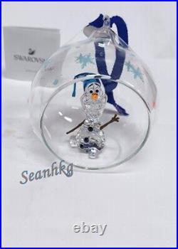 Swarovski Frozen Olaf Ball Ornament Disney Character Crystal NEW 5625132