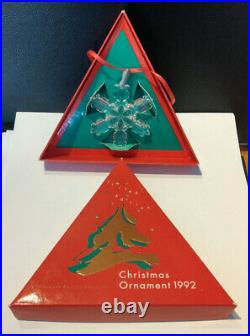 Swarovski Stern Weihnachtsstern Holiday Christmas Ornament 1992 TOP OVP MIB