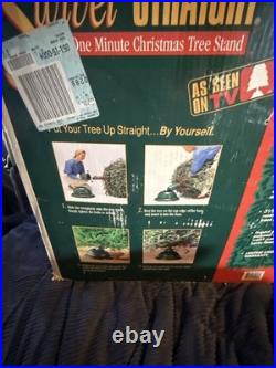Swivel Straight The One Minute Christmas Tree Stand Up to 10' 100lb Used Swivel Straight The One Minute Christmas Tree Stand Up to 10' 100lb Used