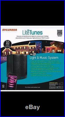 Sylvania Lights Music Show Litetunes Wifi V45000 Christmas Remote Control