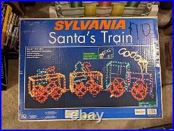 Sylvania Santa's Train Rope Light Decoration Christmas Works With Box