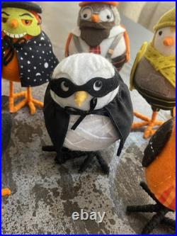 TARGET BIRDS Featherly Friends Halloween & Fall Lot of 11 GRADY CLAWSON ZORRO