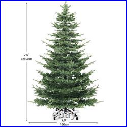 TAUS 7.5ft Layered Christmas Tree with 1319 PE & PVC Mixed Branch Tips
