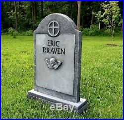 THE CROW Eric Draven Life Size Tombstone Movie Prop Replica Halloween Myers F13