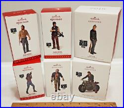 THE WALKING DEAD City Hallmark Complete 6 AMC Rick Merle Michonne Negan Daryl
