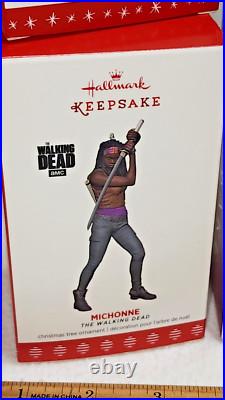 THE WALKING DEAD City Hallmark Complete 6 AMC Rick Merle Michonne Negan Daryl