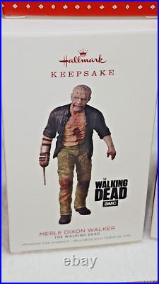 THE WALKING DEAD City Hallmark Complete 6 AMC Rick Merle Michonne Negan Daryl