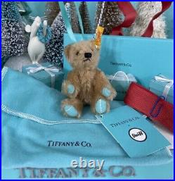 TIFFANY&Co Steiff Teddy Bear Ornament Mohair Dustbag Box 2021 Collaboration