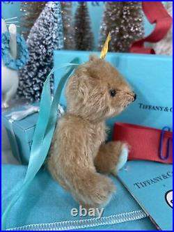 TIFFANY&Co Steiff Teddy Bear Ornament Mohair Dustbag Box 2021 Collaboration