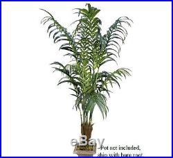 TWO 7′ Kentia Palm Artificial Silk Trees Look Real 66