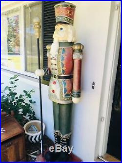 TWO Tall 6'FT Christmas Nutcracker, Indpor or Outdoor, Wood