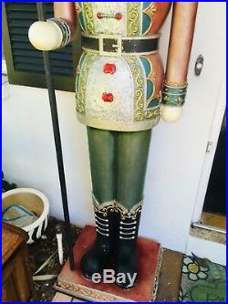 TWO Tall 6'FT Christmas Nutcracker, Indpor or Outdoor, Wood