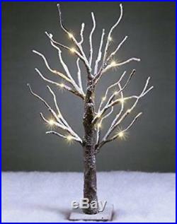 Table Tree Battery Operated 45cm 12 Led Indoor Xmas Light Christmas Brown Xa8559