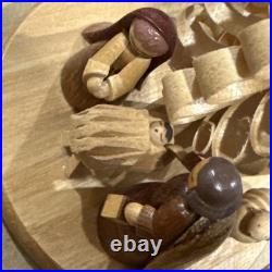 Table pyramid Birth of Christ Pyramid Expertic Original Erzgebirge 01668 Nativit