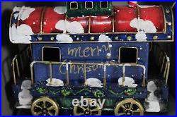 Target 04 Holiday Home Accents Merry Christmas Train Stocking Holder Caboose NEW