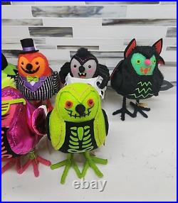 Target 2024 Halloween Hyde and Eek! Featherly Friends Felt Bird Set of 8 NWT