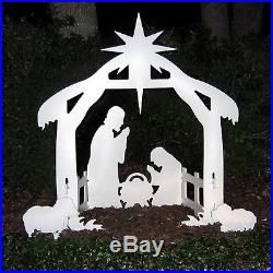 Teak Isle Christmas Outdoor Complete Nativity Scene Standard