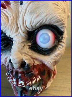 Tesco Hungry Zombie Eating Rat Halloween Prop Lights up Animated Scary Realistic