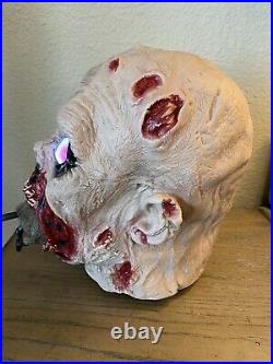 Tesco Hungry Zombie Eating Rat Halloween Prop Lights up Animated Scary Realistic