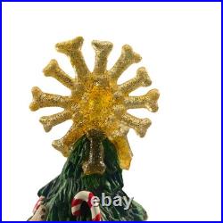 The Danbury Mint Boxer Dog Christmas Tree With Working Lights & Star