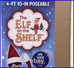 The Elf On The Shelf Lifesize 4' 10 Poseable Lowe's Indoor/Outdoor NEW The Elf On The Shelf Lifesize 4' 10 Poseable Lowe's Indoor/Outdoor NEW