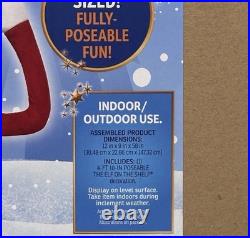 The Elf On The Shelf Lifesize 4' 10 Poseable Lowe's Indoor/Outdoor NEW The Elf On The Shelf Lifesize 4' 10 Poseable Lowe's Indoor/Outdoor NEW