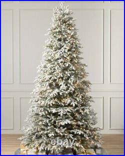 The Frosted Fraser Fir Christmas Tree Candlelight Clear LED 5.5' x 40
