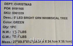 The Grinch 5ft LED Bright GRN Whimsical Christmas Tree Hobby Lobby 2023 BNIB