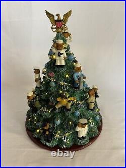 The Hamilton Collection U. S. NAVY Christmas Tree Lighted, Numbered With COA, Boxed