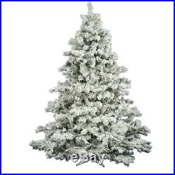 The Holiday Aisle Flocked Alaskan 6.5′ White Pine Artificial Christmas Tree