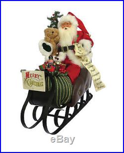 The Holiday Aisle Merry Christmas Sleigh Figurine
