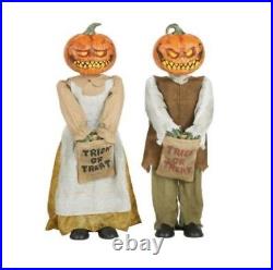 The Home Depot Animated Halloween Rotten Patch Pumpkin Twins. New In The Box