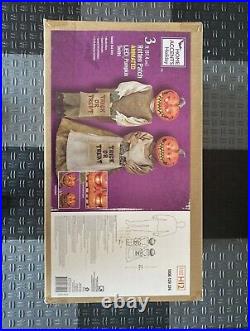 The Home Depot Animated Halloween Rotten Patch Pumpkin Twins. New In The Box