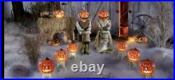 The Home Depot Halloween Pumpkin Twins. HARD TO FIND