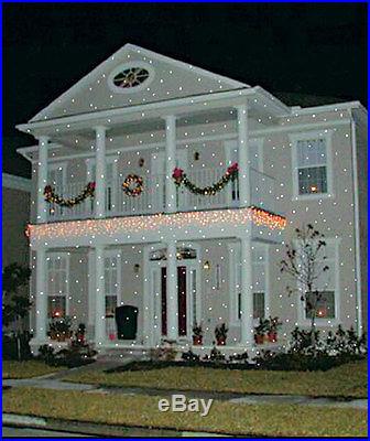 The Light Snow Flurries Outdoor Light Show White Christmas House Decor New