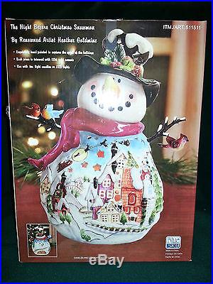 The Night Before Christmas Snowman by Blue Sky (Discontinued) (In Box)
