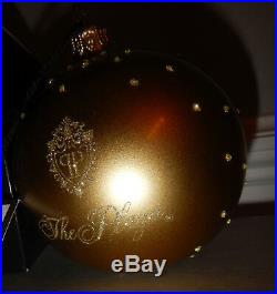 The Plaza Hotel New York City Night Scene Christmas ornament New with tags Rare