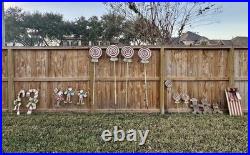 The Round Top Collection Christmas Metal Yard Decor Candy Lollipop Lot The Round Top Collection Christmas Metal Yard Decor Candy Lollipop Lot