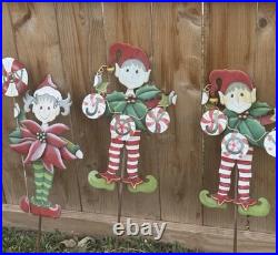 The Round Top Collection Christmas Metal Yard Decor Candy Lollipop Lot The Round Top Collection Christmas Metal Yard Decor Candy Lollipop Lot