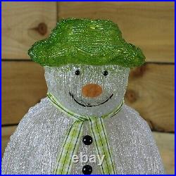 The Snowman Christmas Outdoor Garden Decoration 55cm 100 Ice White LED’s