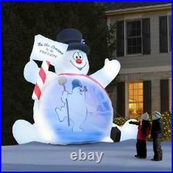 The Video Projecting 10′ Frosty The Snowman Christmas Decoration