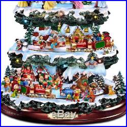 The Wonderful World Of Disney' Christmas Tree 4 Tiers Of Movement And Music New